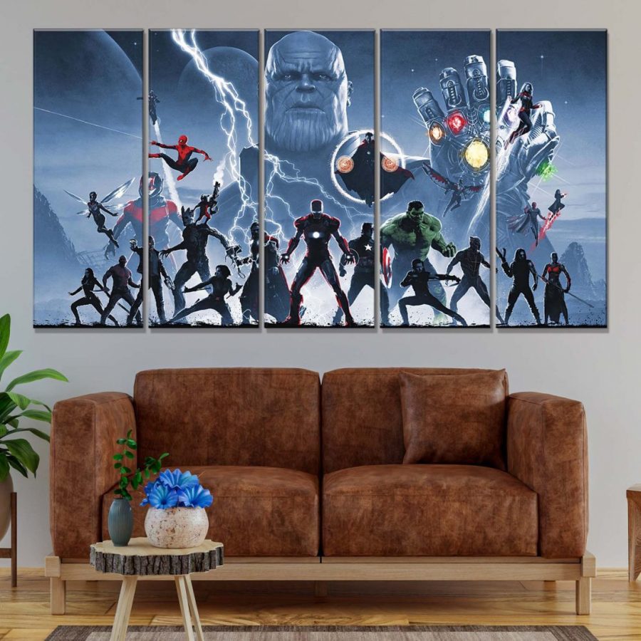 Avengers Marvel 7 Leinwandbilder – Bild 2