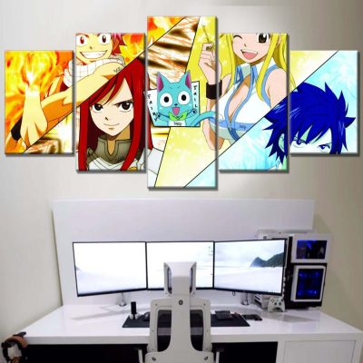 Fairy Tail Alle Charaktere 11 Leinwandbilder