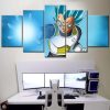 Dragon Ball Z Vegeta Blaue Leinwandbilder