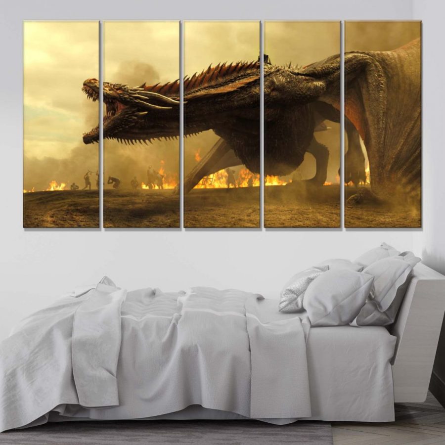 Game of Thrones Dragon 34 Leinwandbilder – Bild 2