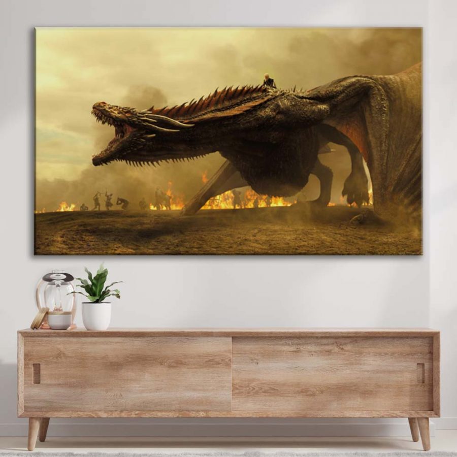 Game of Thrones Dragon 34 Leinwandbilder – Bild 3