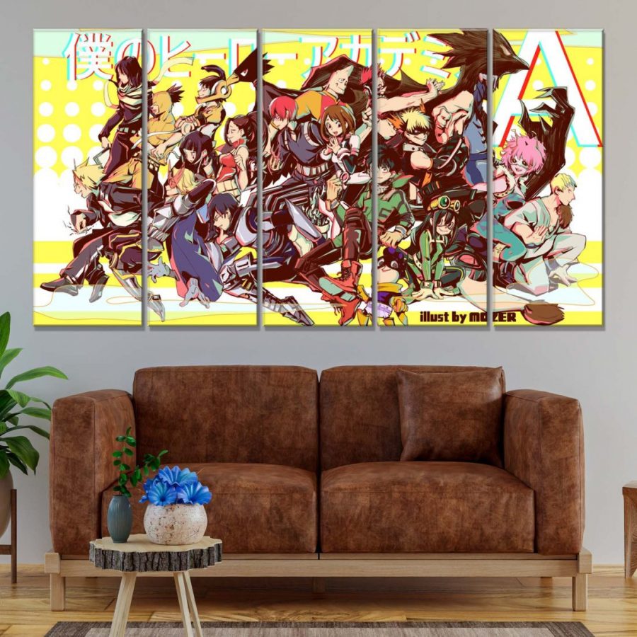 My Hero Academia Alle Charaktere 13 Leinwandbilder – Bild 2