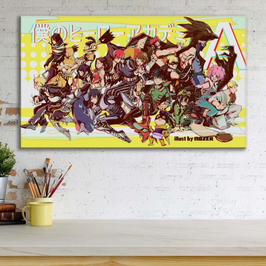 My Hero Academia Alle Charaktere 13 Leinwandbilder – Bild 3