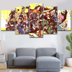 My Hero Academia Alle Charaktere 13 Leinwandbilder