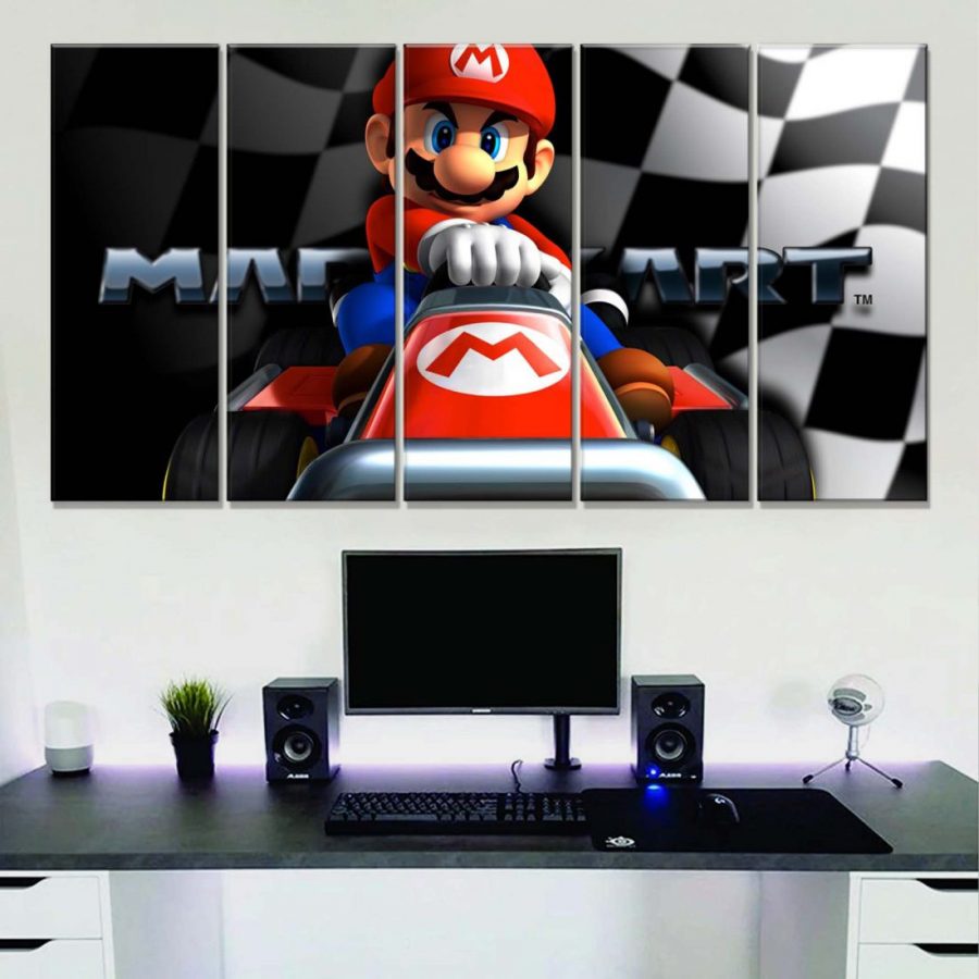 Mario Racing Super Mario 12 Leinwandbilder – Bild 2
