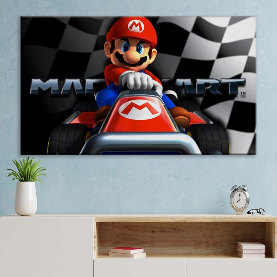Mario Racing Super Mario 12 Leinwandbilder – Bild 3