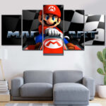 Mario Racing Super Mario 12 Leinwandbilder
