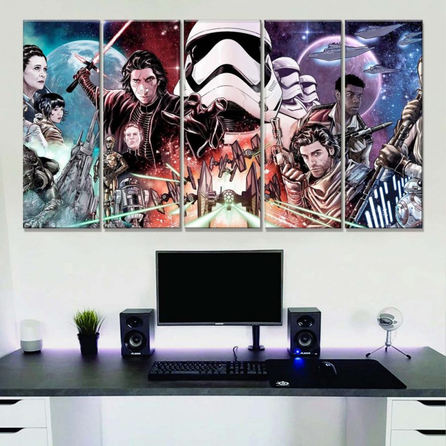 Star Wars Alle Charaktere 27 Leinwandbilder – Bild 2