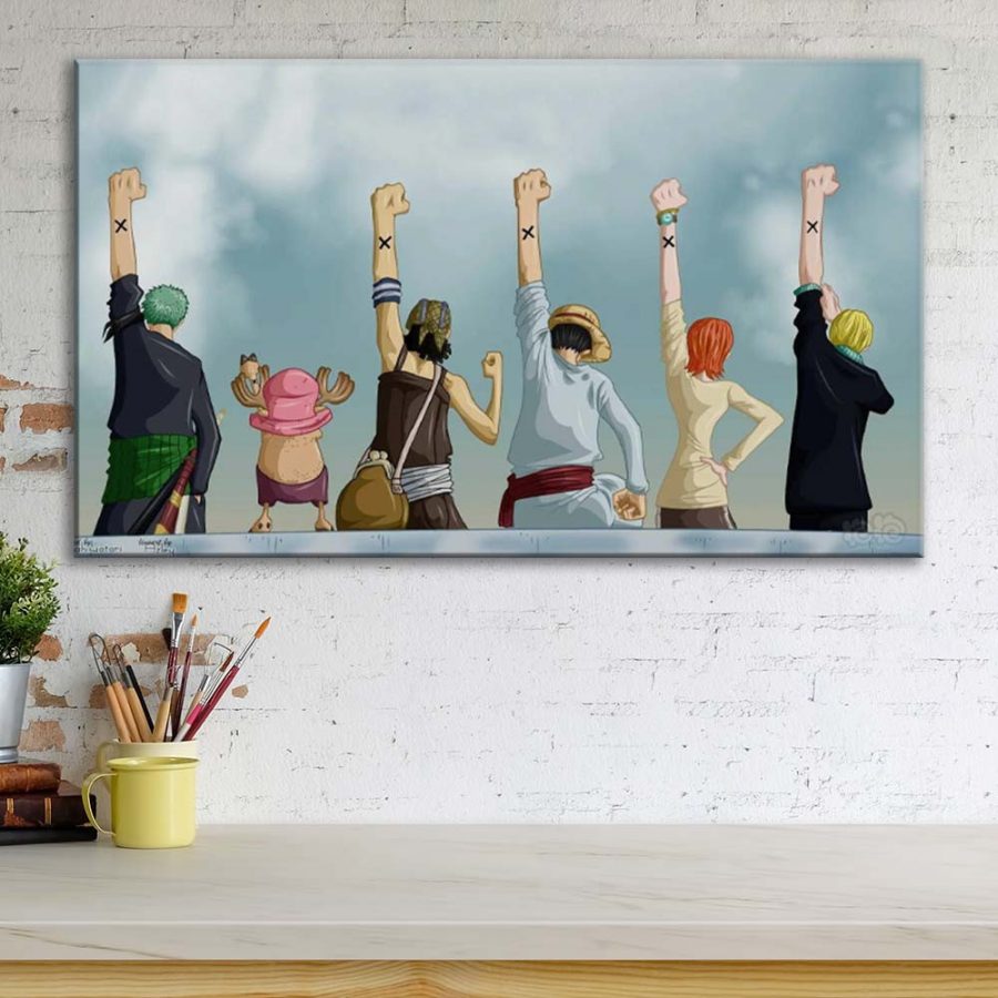 One Piece Alle Charaktere 51 Leinwandbilder – Bild 3