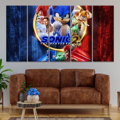 Alternative view of Sonic The Hedgehog 17 Leinwandbilder