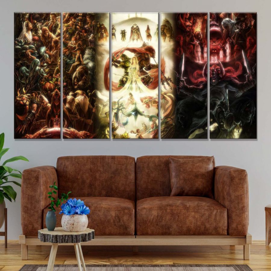 The Legend of Zelda: Eternal Struggle Leinwandbilder – Bild 2