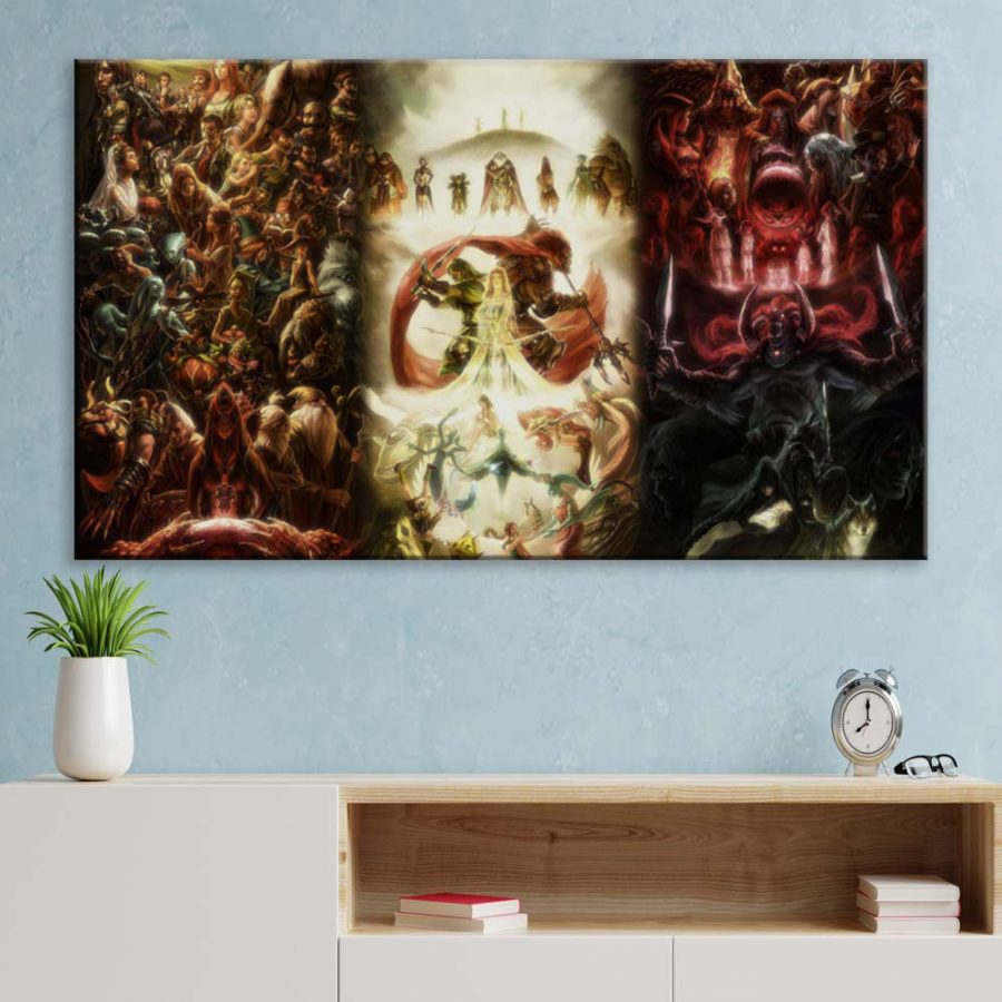 The Legend of Zelda: Eternal Struggle Leinwandbilder – Bild 3