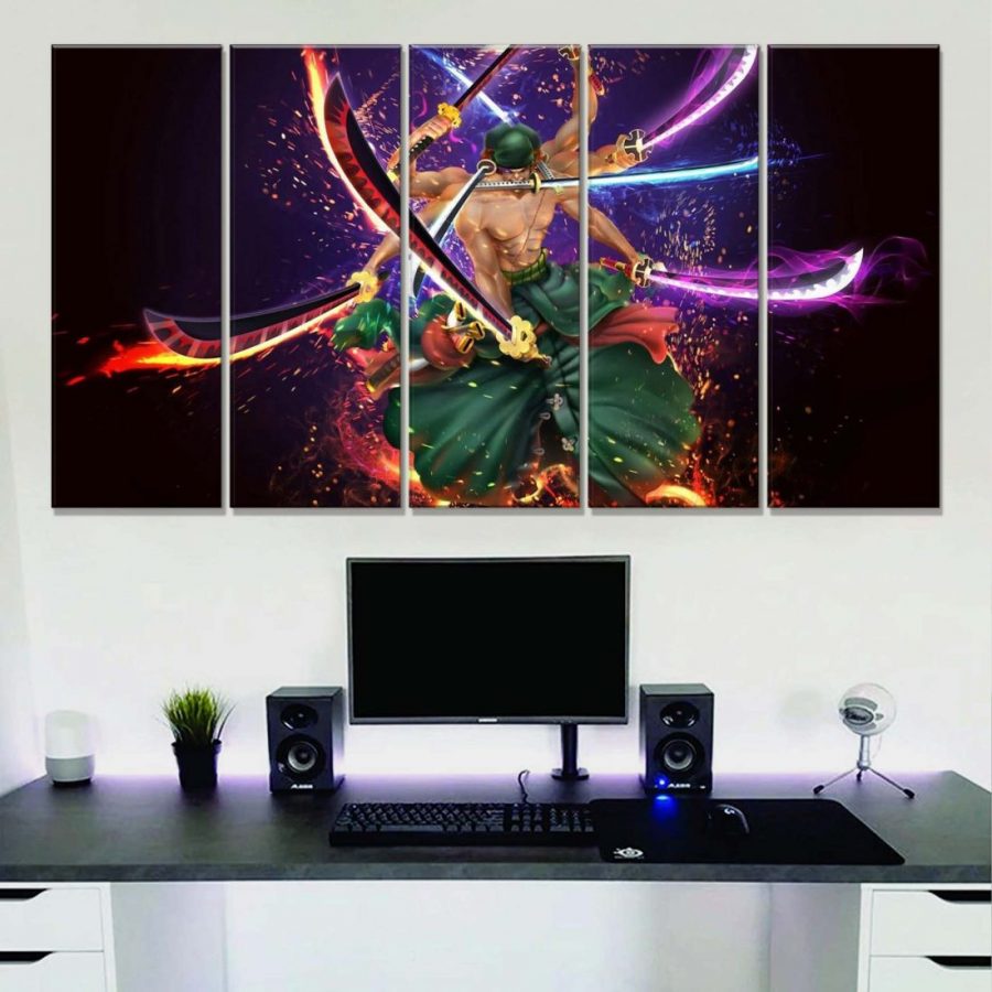 One Piece Zoro 91001 Leinwandbilder – Bild 2
