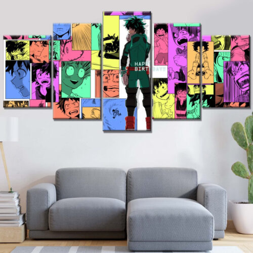 My Hero Academia Alle Charaktere 4 Leinwandbilder