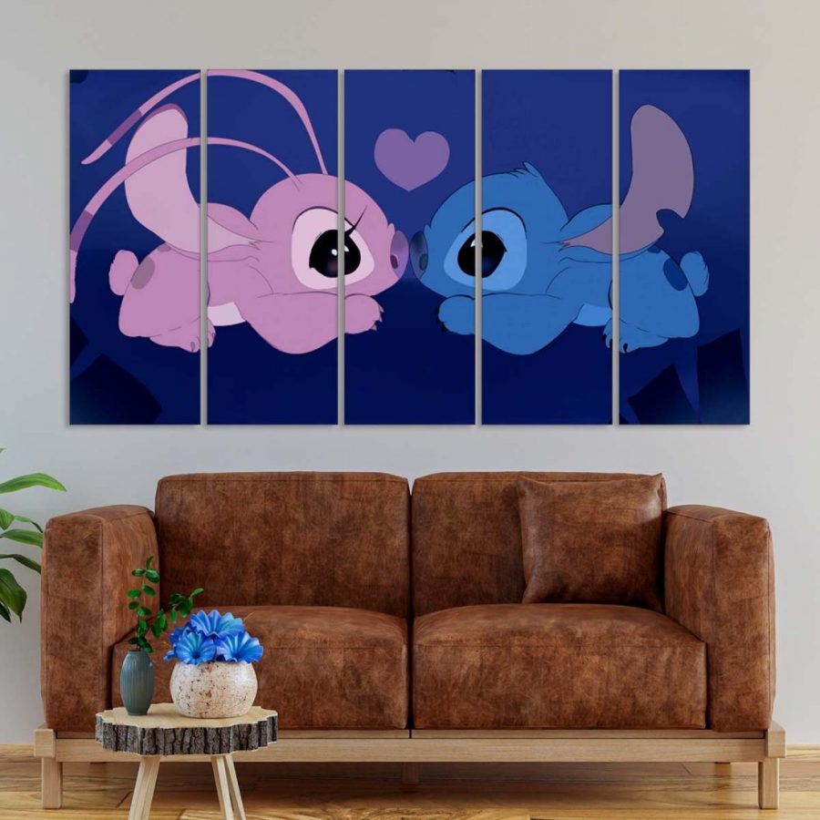 Disney Stitch and Angle 1 Leinwandbilder – Bild 2