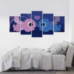 Disney Stitch and Angle 1 Leinwandbilder