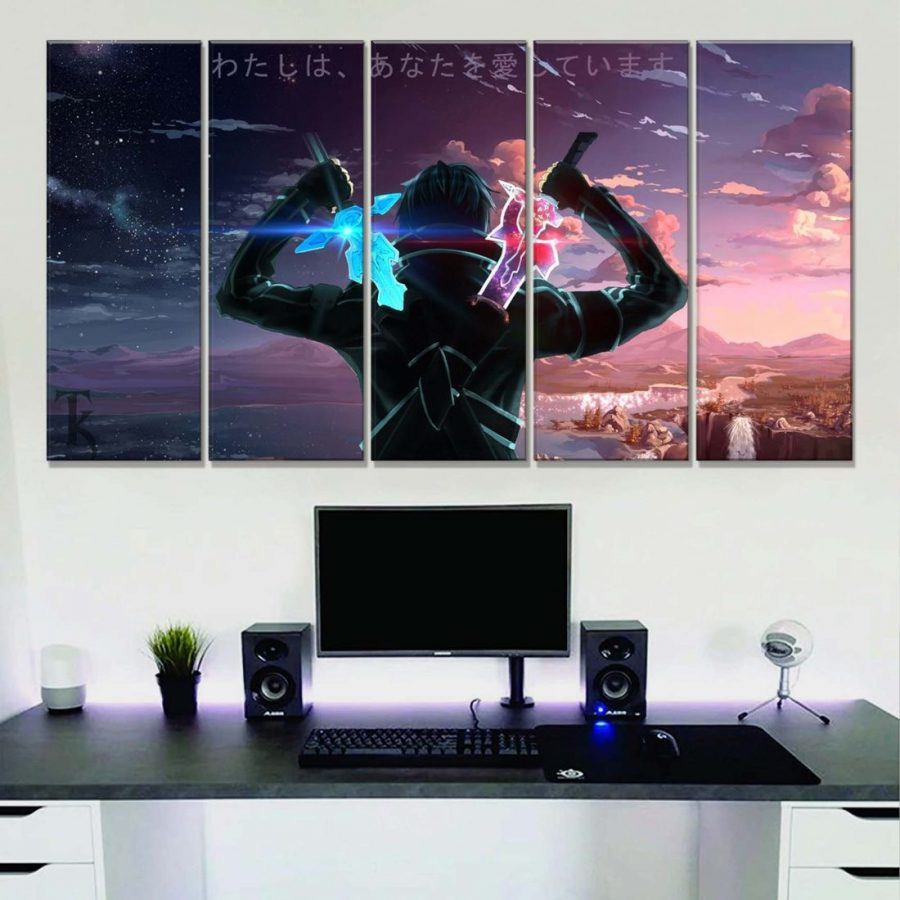 Sword Art Online Kirito 6 Leinwandbilder – Bild 2