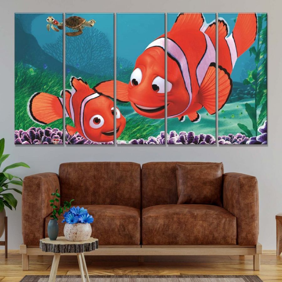 Findet Nemo Figuren 10 Leinwandbilder – Bild 2