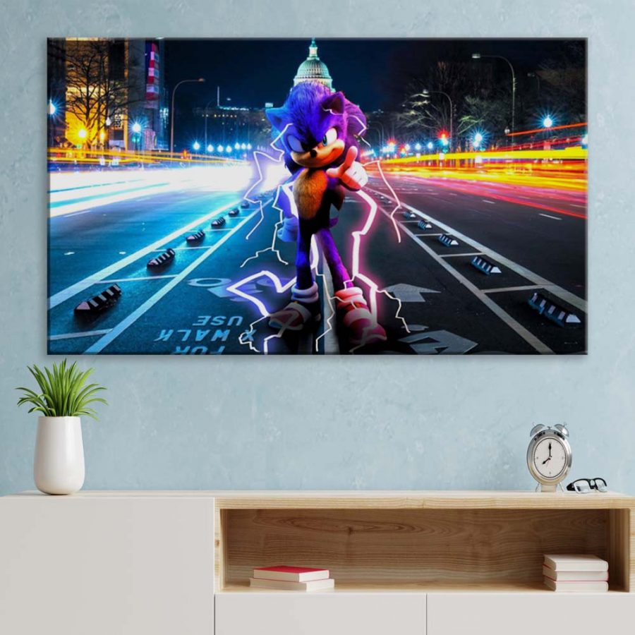 Sonic The Hedgehog Alle Charaktere 28 Leinwandbilder – Bild 3