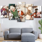 My Hero Academia Alle Charaktere 10 Leinwandbilder