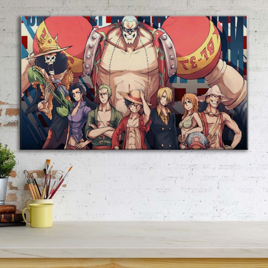 One Piece Alle Charaktere 19 Leinwandbilder – Bild 3