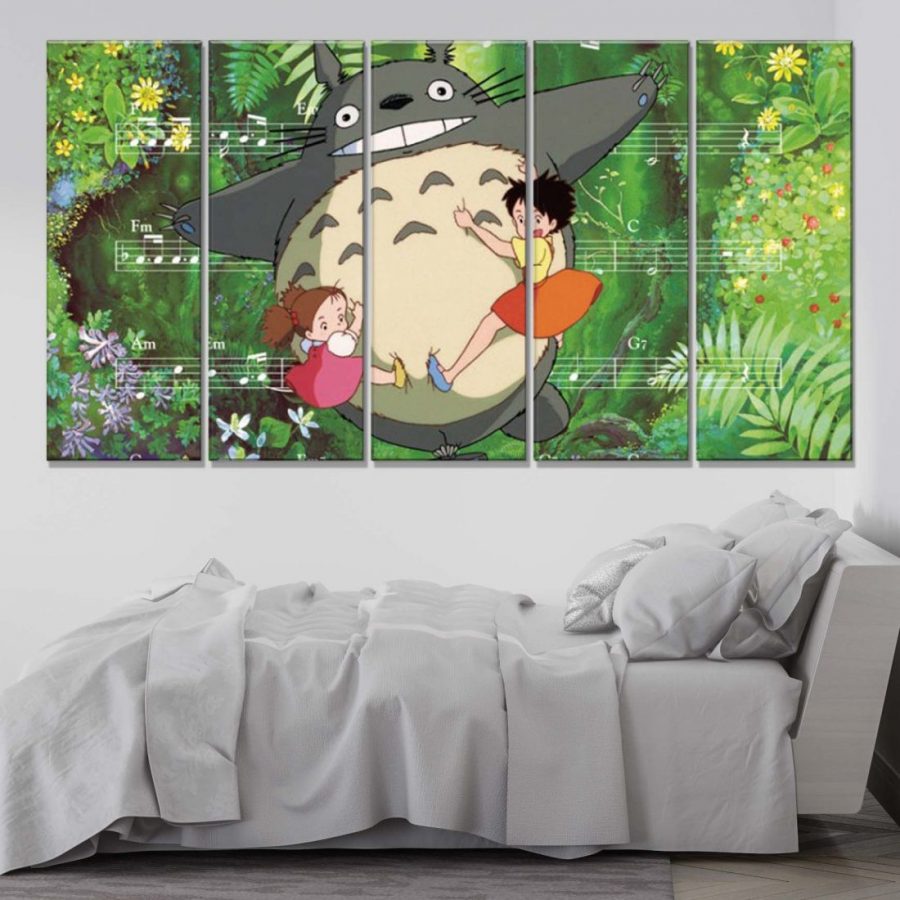 Mein Nachbar Totoro Alle Charaktere 32 Leinwandbilder – Bild 2