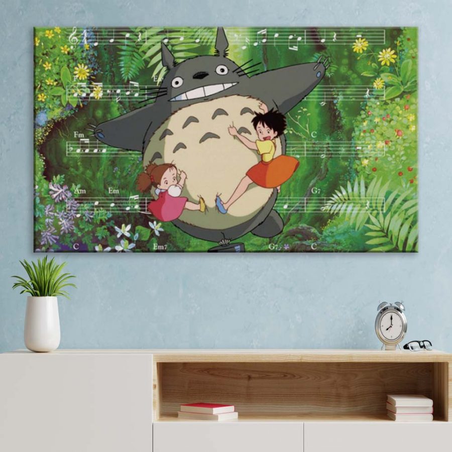 Mein Nachbar Totoro Alle Charaktere 32 Leinwandbilder – Bild 3