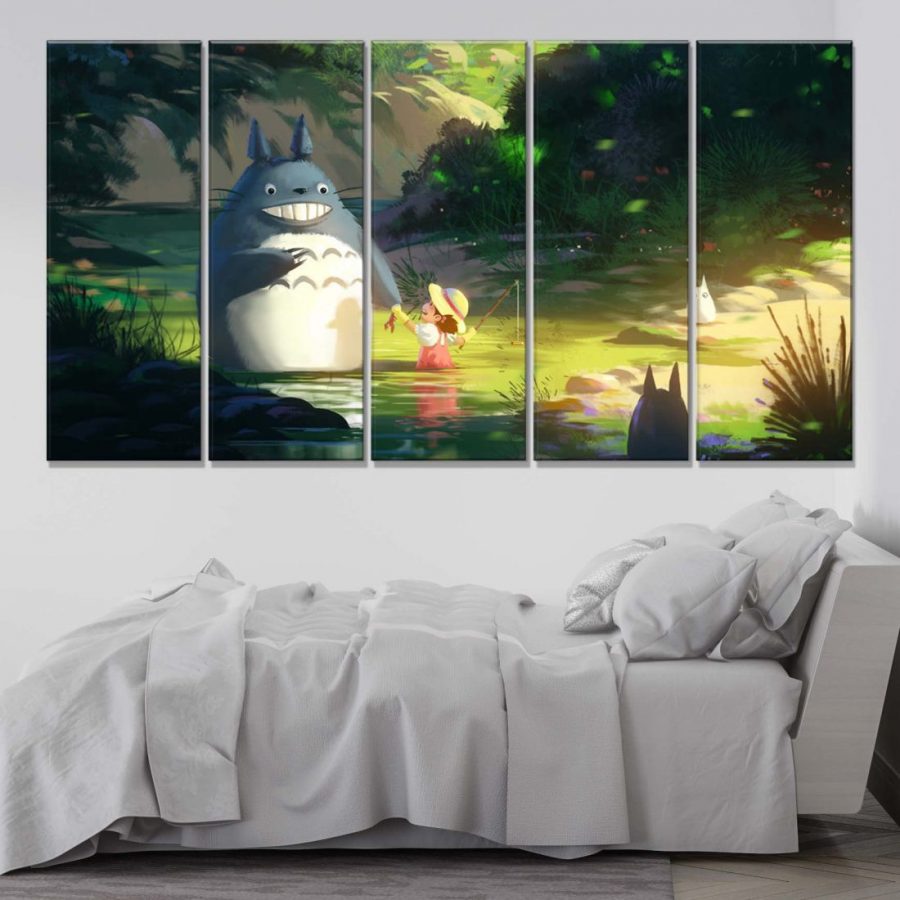 Mein Nachbar Totoro Alle Charaktere 16 Leinwandbilder – Bild 2