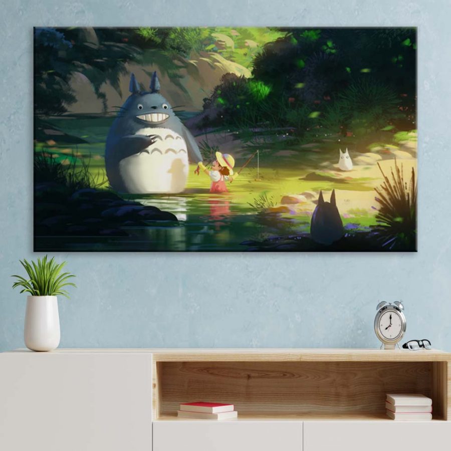 Mein Nachbar Totoro Alle Charaktere 16 Leinwandbilder – Bild 3
