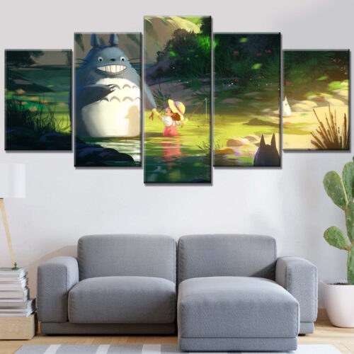 Mein Nachbar Totoro Alle Charaktere 16 Leinwandbilder