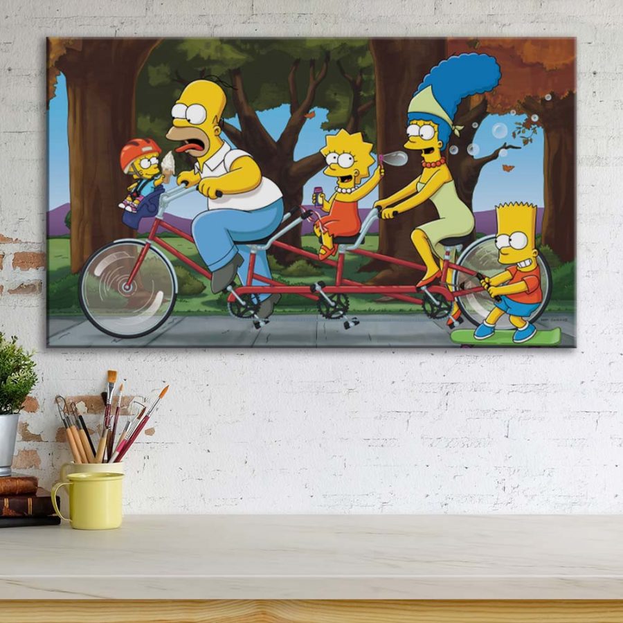 Die Simpsons 4 Leinwandbilder – Bild 3