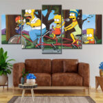 Die Simpsons 4 Leinwandbilder