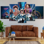 Stranger Thing Alle Charaktere 17 Leinwandbilder