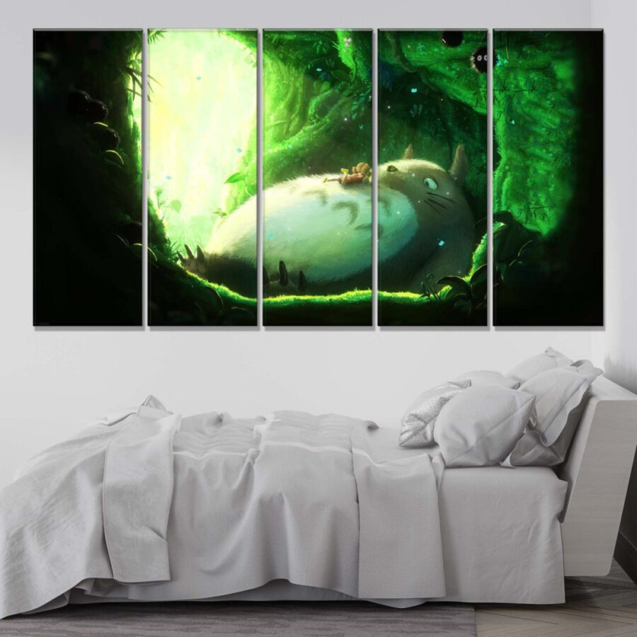 Totoro Mein Nachbar Totoro 15 Leinwandbilder – Bild 2
