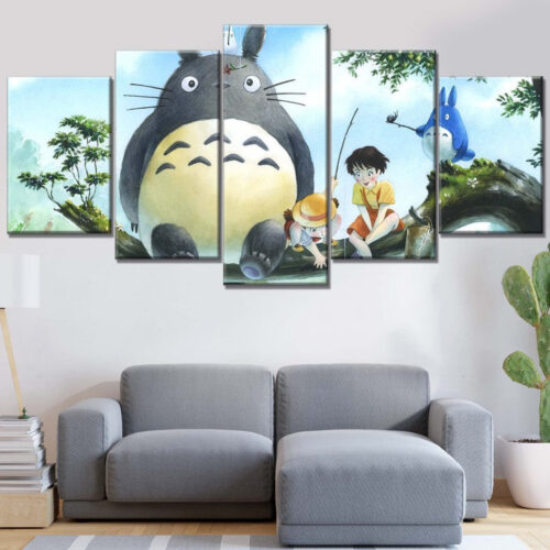 Mein Nachbar Totoro Alle Charaktere 23 Leinwandbilder