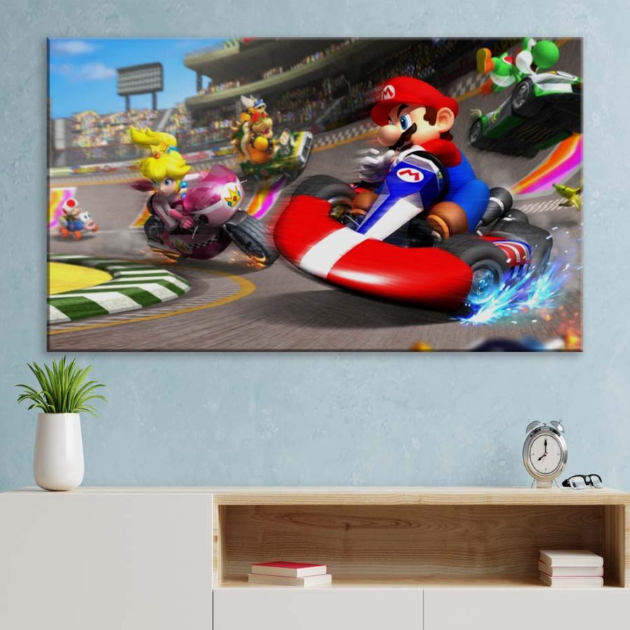 Mario Racing Super Mario 25 Leinwandbilder – Bild 3