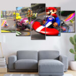 Mario Racing Super Mario 25 Leinwandbilder