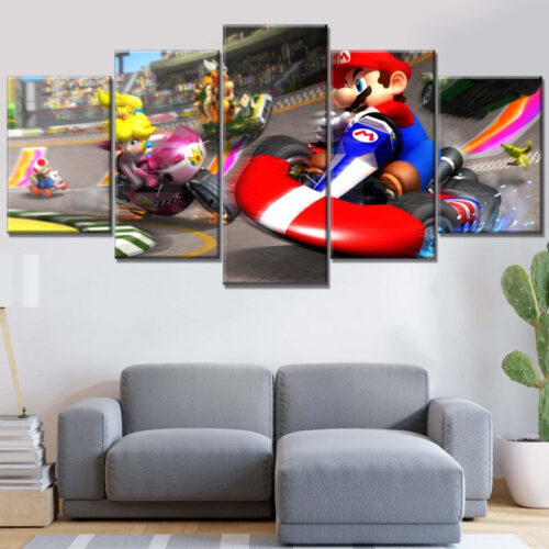 Mario Racing Super Mario 25 Leinwandbilder