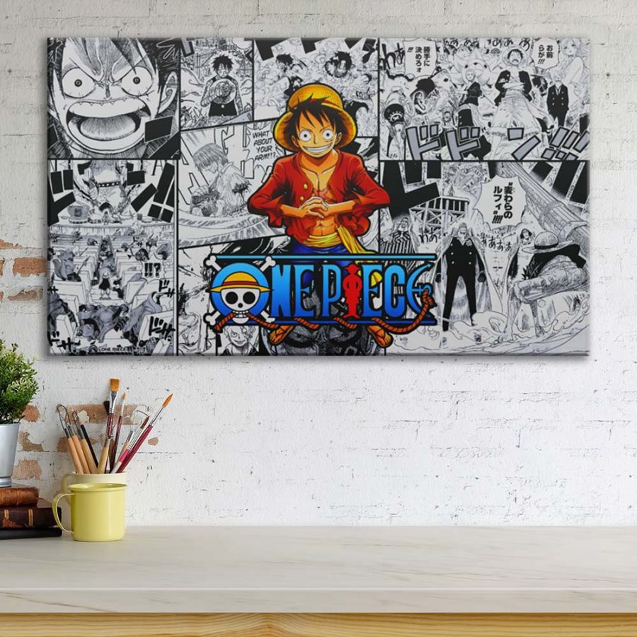 One Piece Monkey D. Luffy 1 Leinwandbilder – Bild 3