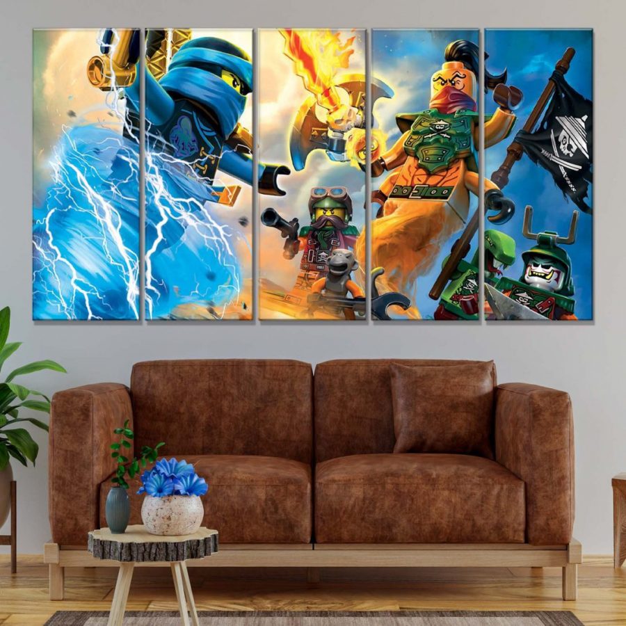 Ninjago Alle Charaktere 20 Leinwandbilder – Bild 2
