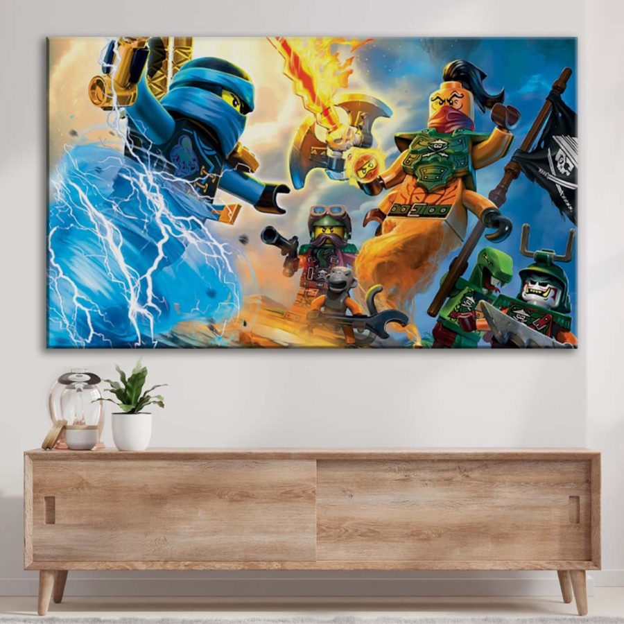 Ninjago Alle Charaktere 20 Leinwandbilder – Bild 3