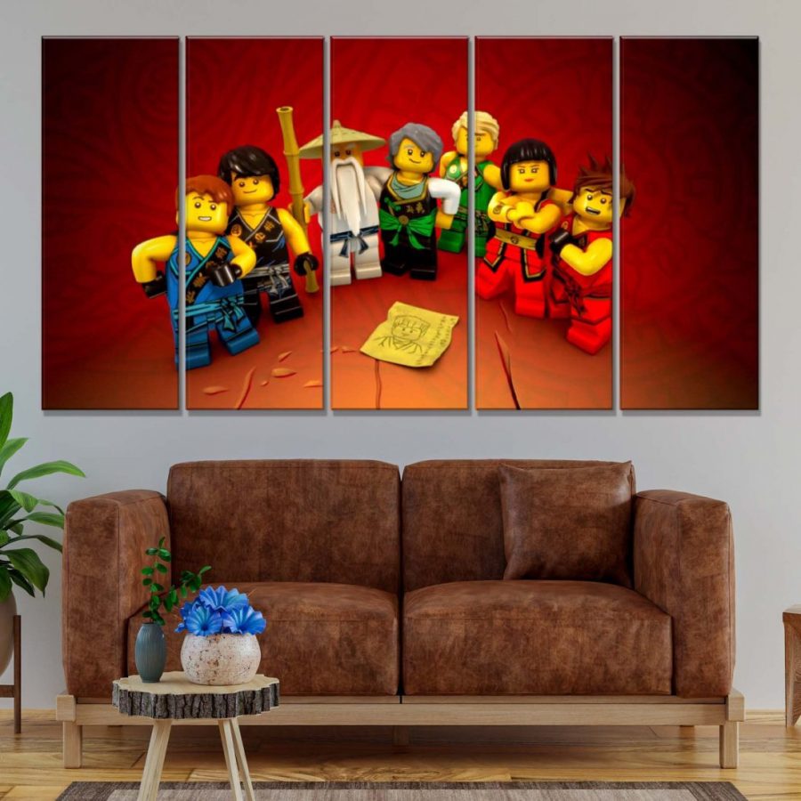 Ninjago Alle Charaktere 28 Leinwandbilder – Bild 2