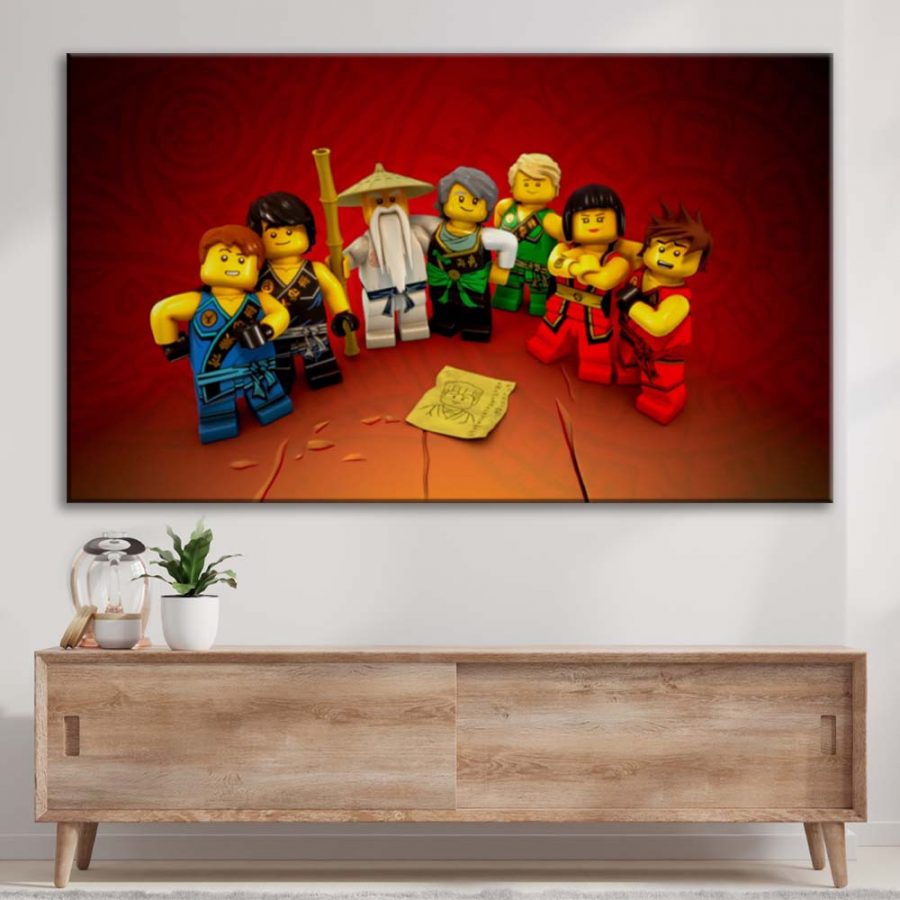 Ninjago Alle Charaktere 28 Leinwandbilder – Bild 3