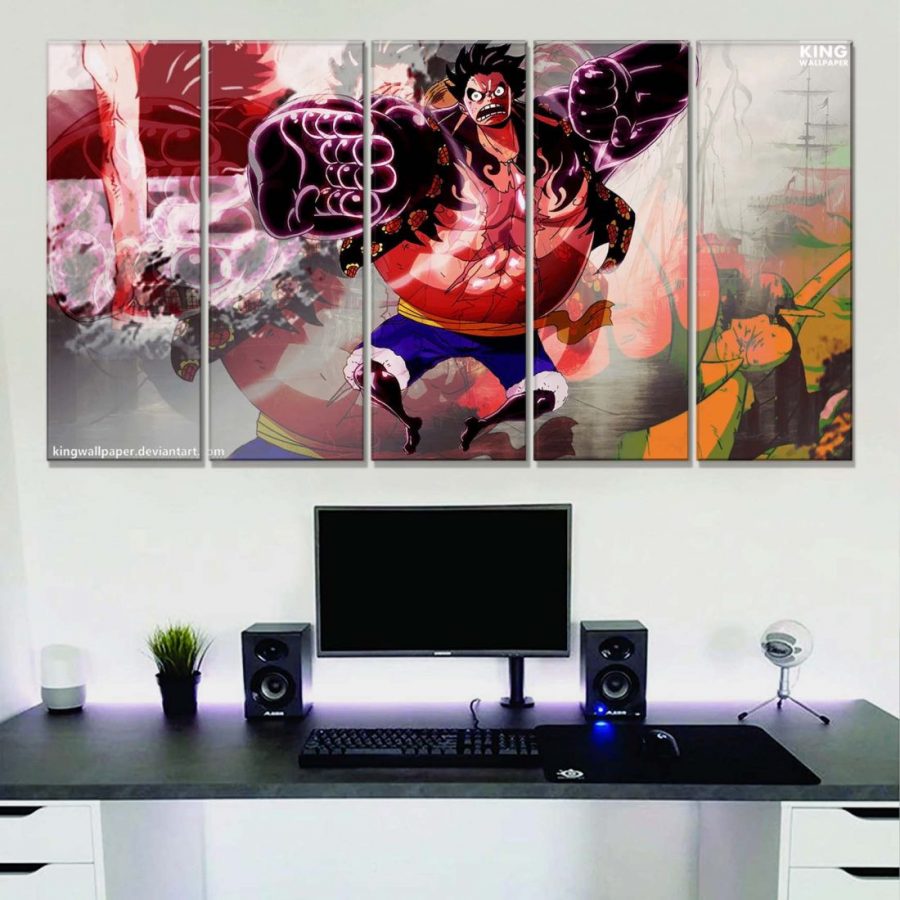 One Piece Alle Charaktere 8 Leinwandbilder – Bild 2