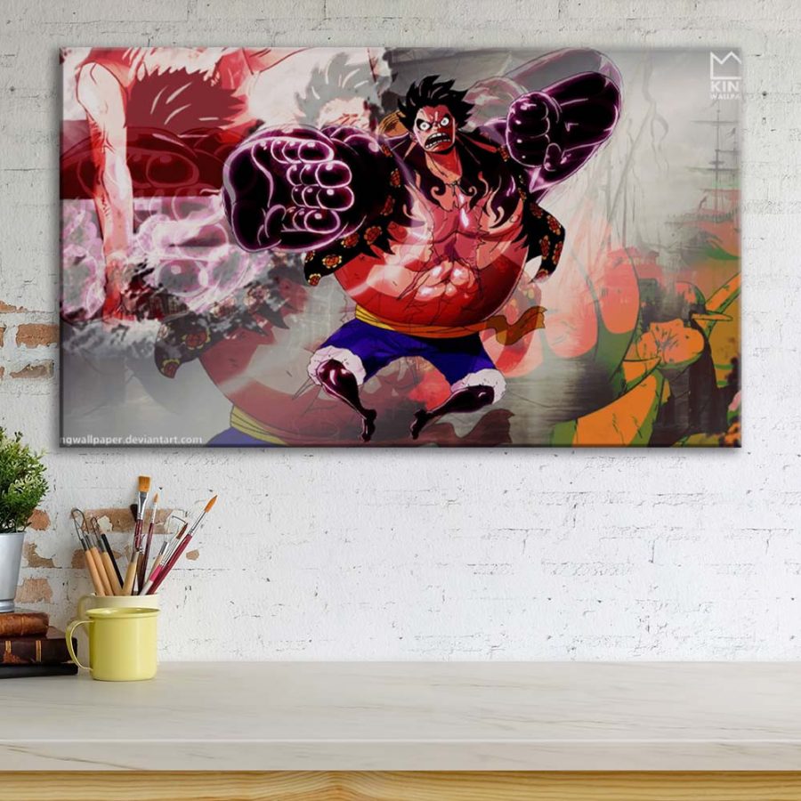 One Piece Alle Charaktere 8 Leinwandbilder – Bild 3