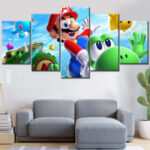 Super Mario 21 Leinwandbilder