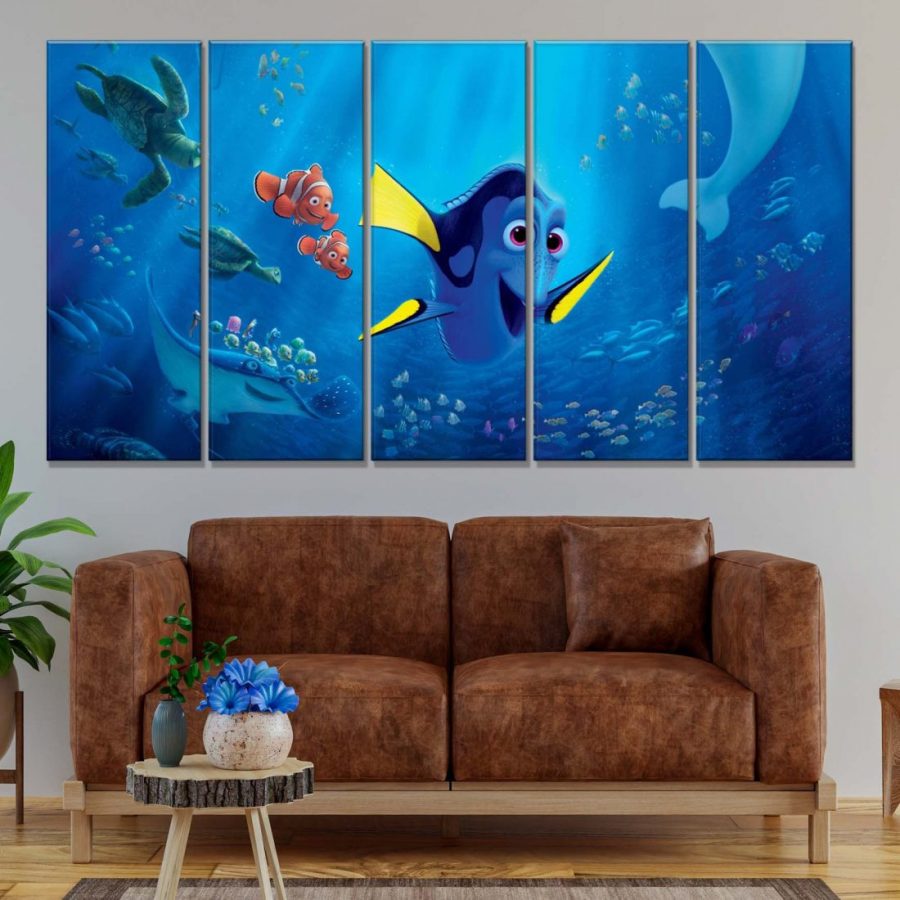 Findet Nemo Figuren 4 Leinwandbilder – Bild 2