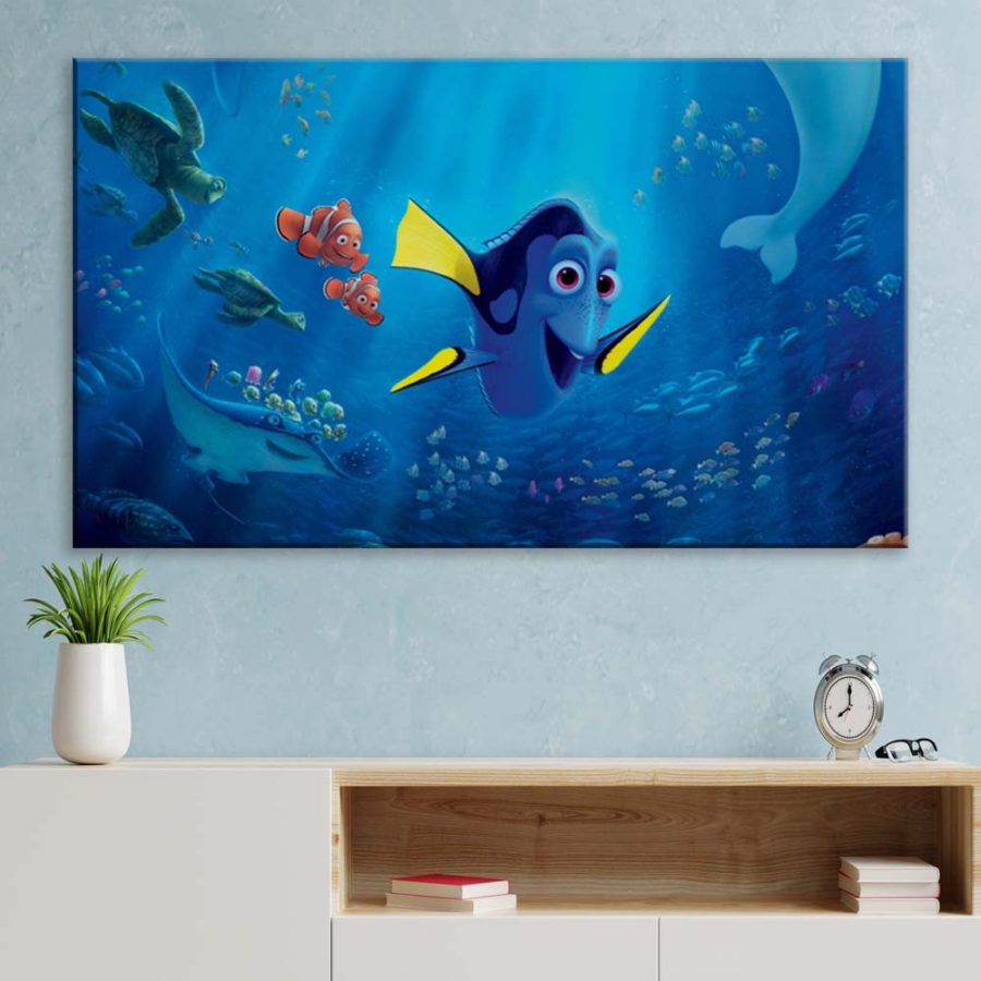 Findet Nemo Figuren 4 Leinwandbilder – Bild 3