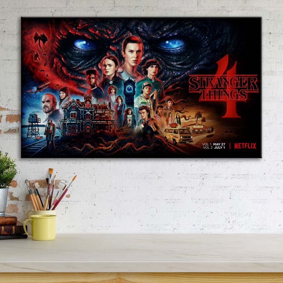 Stranger Thing Alle Charaktere 14 Leinwandbilder – Bild 3