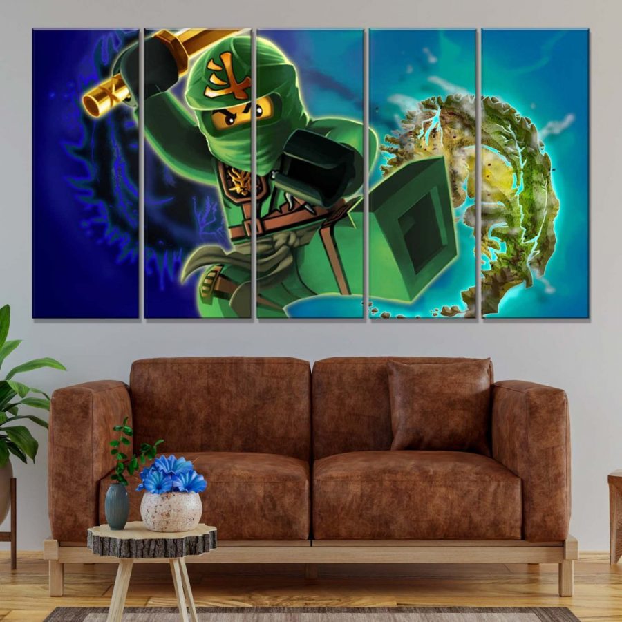 Ninjago Alle Charaktere 30 Leinwandbilder – Bild 2